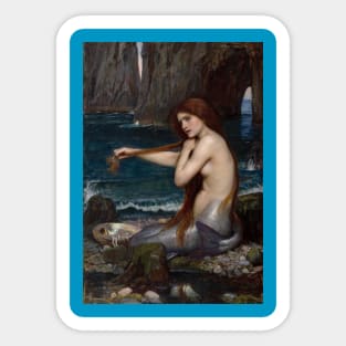 The Mermaid - John William Waterhouse Sticker
